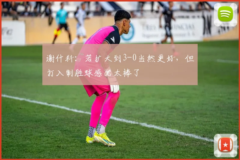 谢什科：若扩大到3-0当然更好，但打入制胜球感觉太棒了